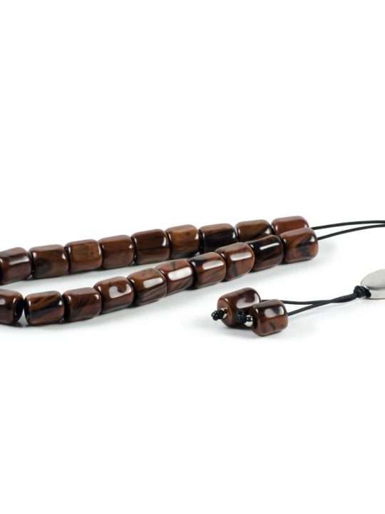 Brown Obsidian Greek Komboloi Worry Beads