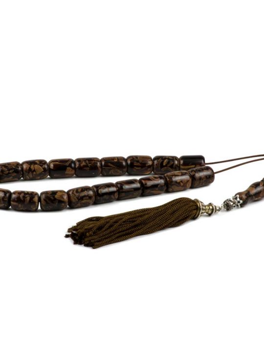 Natural Cinnamon Wood Greek Komboloi Prayer Worry Beads