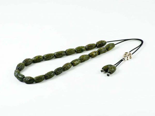 Green Natural Olive Kernel Greek Komboloi Prayer Worry Beads